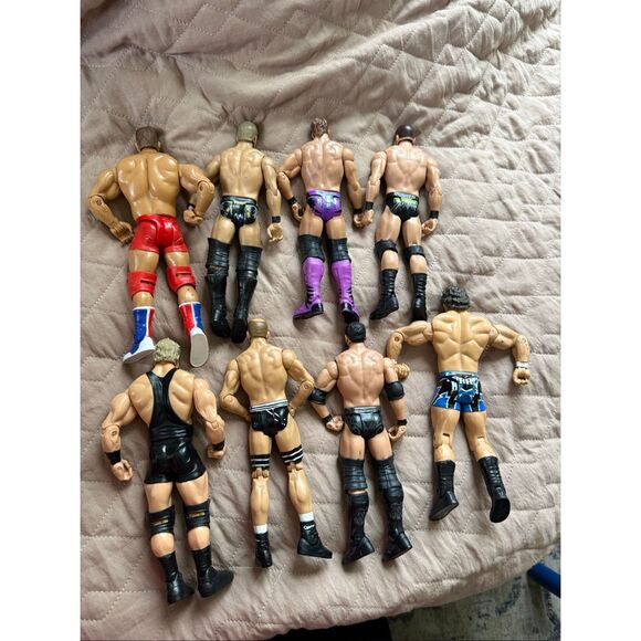 WWE Wrestling Ruthless Aggression Series 27 Mr. Kennedy  WWE Action Figure Lot of 8 Mattel Legends & Superstars Mr. Kennedy Jericho Roode